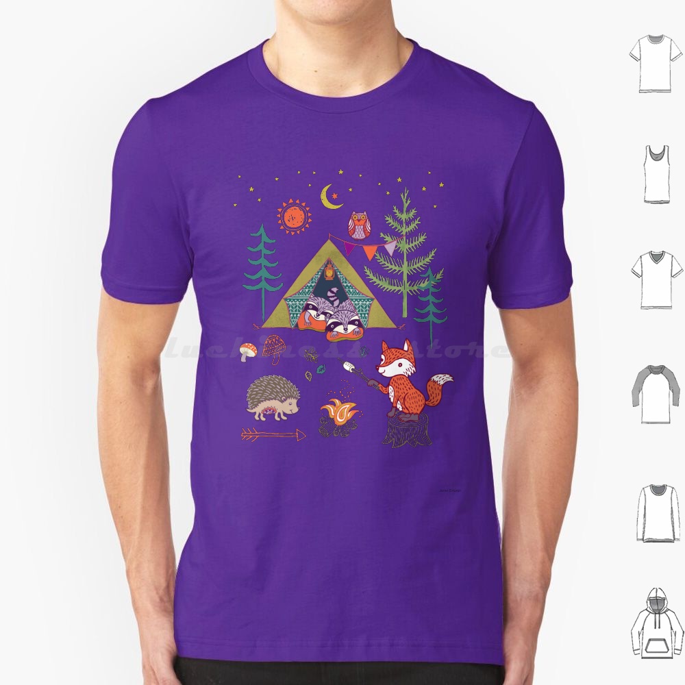 Kids Outdoor Fort - Woodland Animals Campout T-Shirt für Männer,