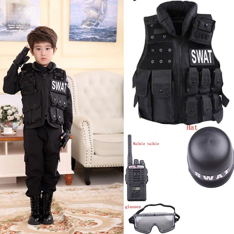 Kids Outdoor Vest - 2025 Halloween Kinder Jagd Militärische Taktische