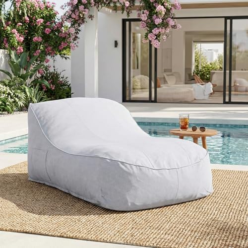 Kids Outdoor Lounger Chair - Hilar Outdoor-Sitzsackstuhl, Stoff-Sitzsackliege für Erwachsene und