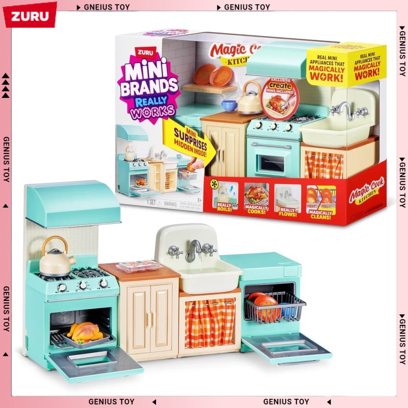 Kids Outdoor Kitchen Set - Zuru Mini Brands Magic Cook Küchenset