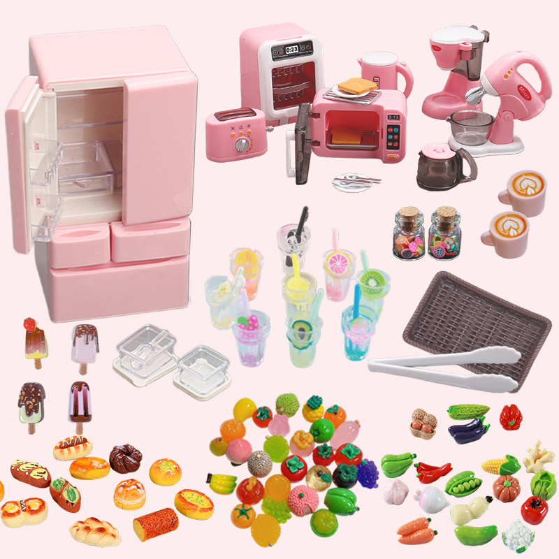 Kids Outdoor Kitchen Set - Kinder Küche Spielzeug Zubehör Kühlschrank Pretend