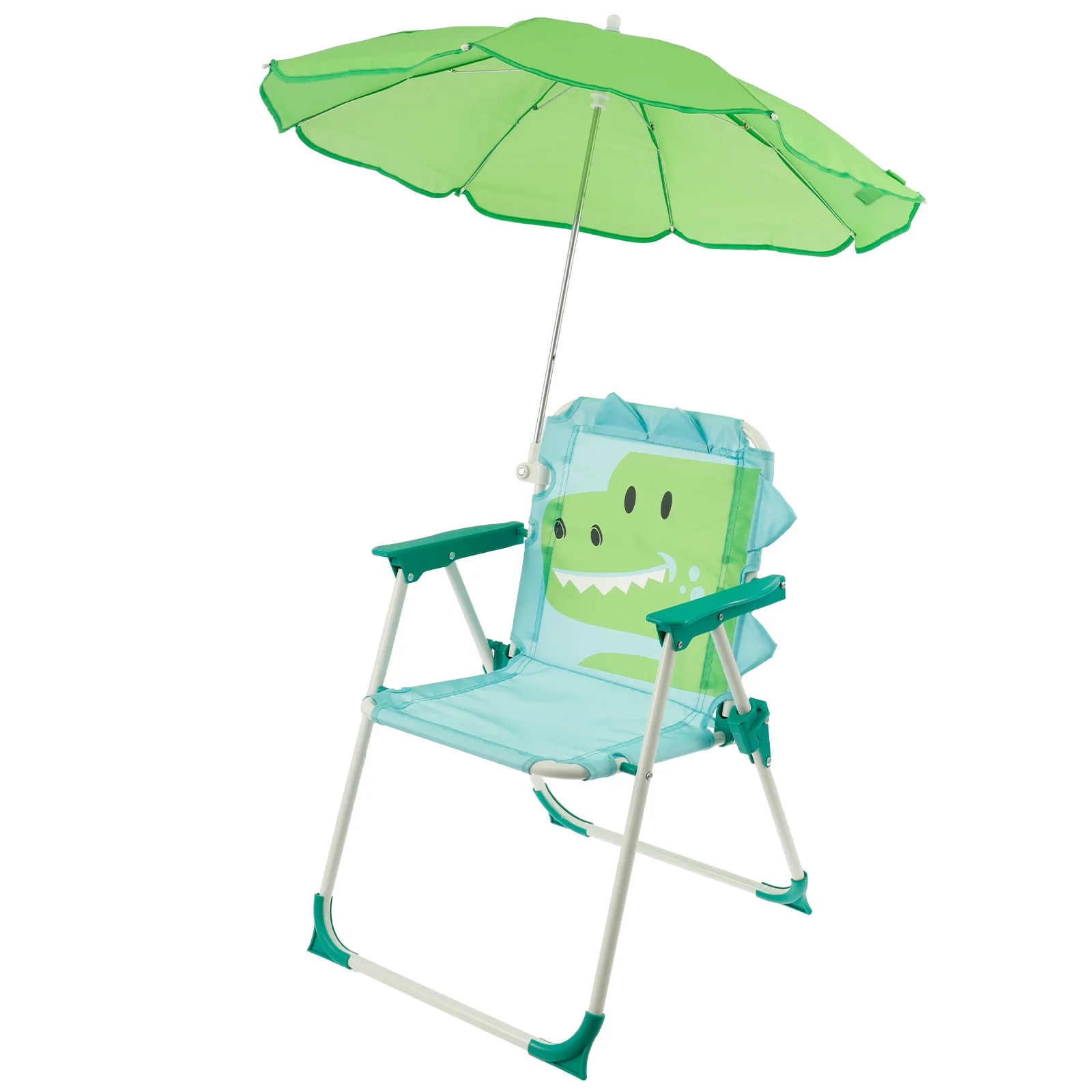 Kids Outdoor Lounger Chair - Klappbarer Strandstuhl für Kinder mit Sonnenschirm,