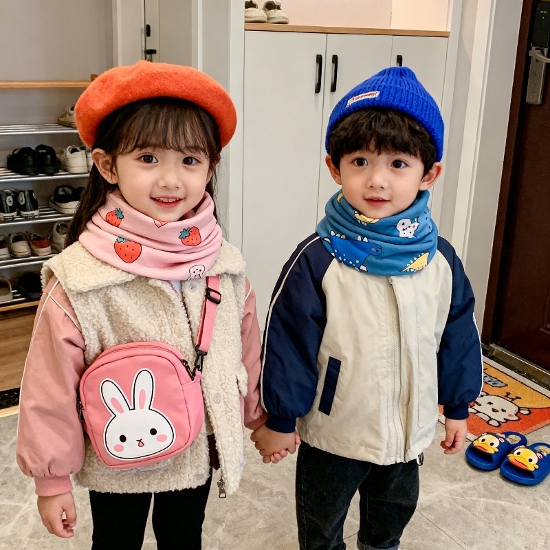 Kids Outdoor Youtube - Baby-Winter-Halswärmer, weicher Fleece, winddichter Schal, nahtloser