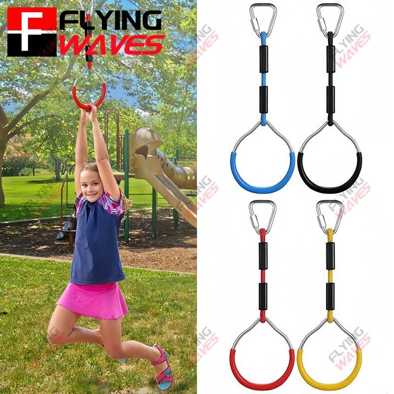Kids Outdoor Obstacle Course - Hängender GYM-Ring für Kinder, Schaukel, Klettern,