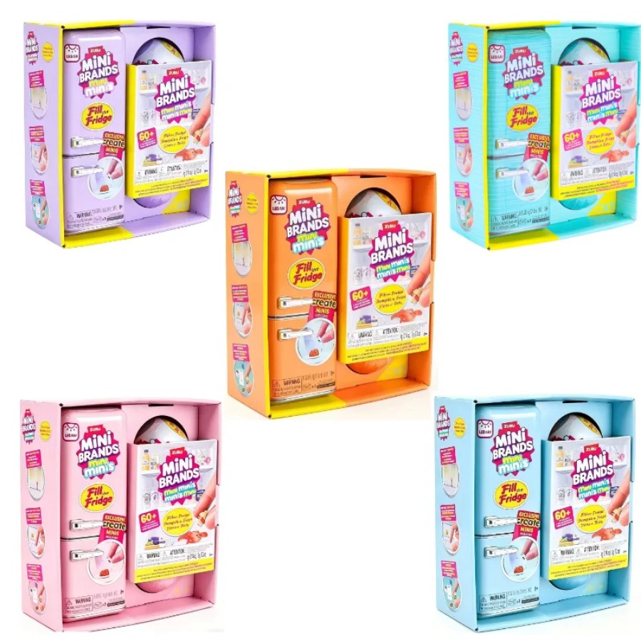 Kids Outdoor Kitchen Set - ZURU 5 Surprise Mini-Kühlschrank-Ball-Serie Blindbox-Spielzeugkollektion –