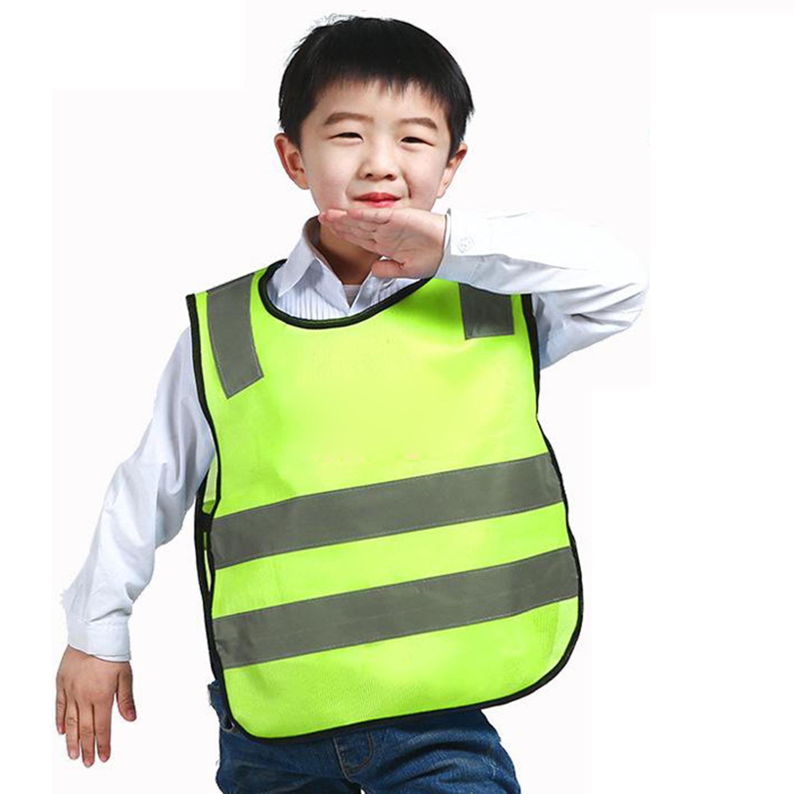 Kids Outdoor Vest - Reflektierende Weste für Kinder, gut sichtbare
