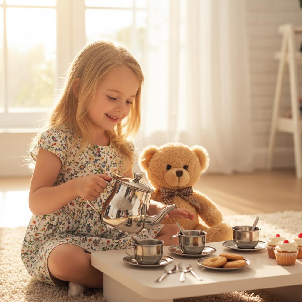 Kinder-Edelstahl-Teeservice, S – Kids Outdoor House With Kitchen Bewertung und Preis
