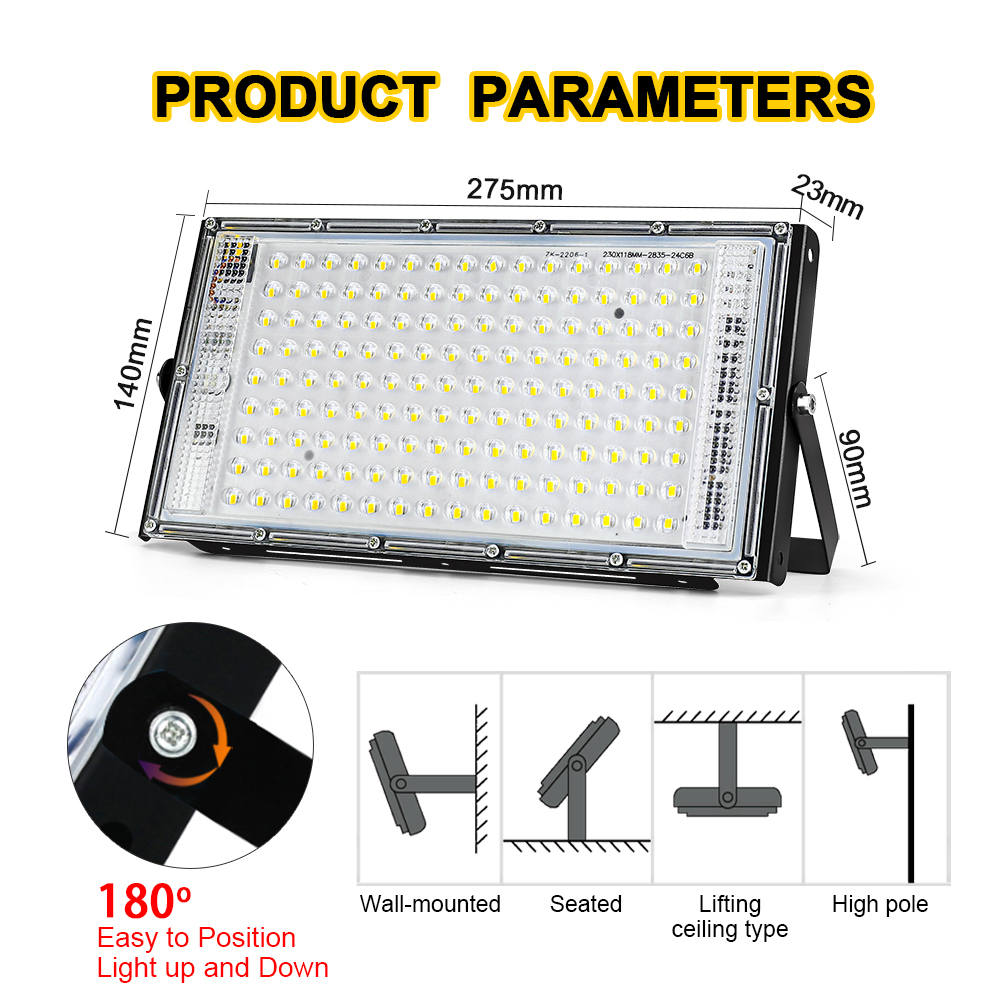50W 100W 150W Led Flutlicht IP – Balance Beam Outdoor Bewertung und Preis