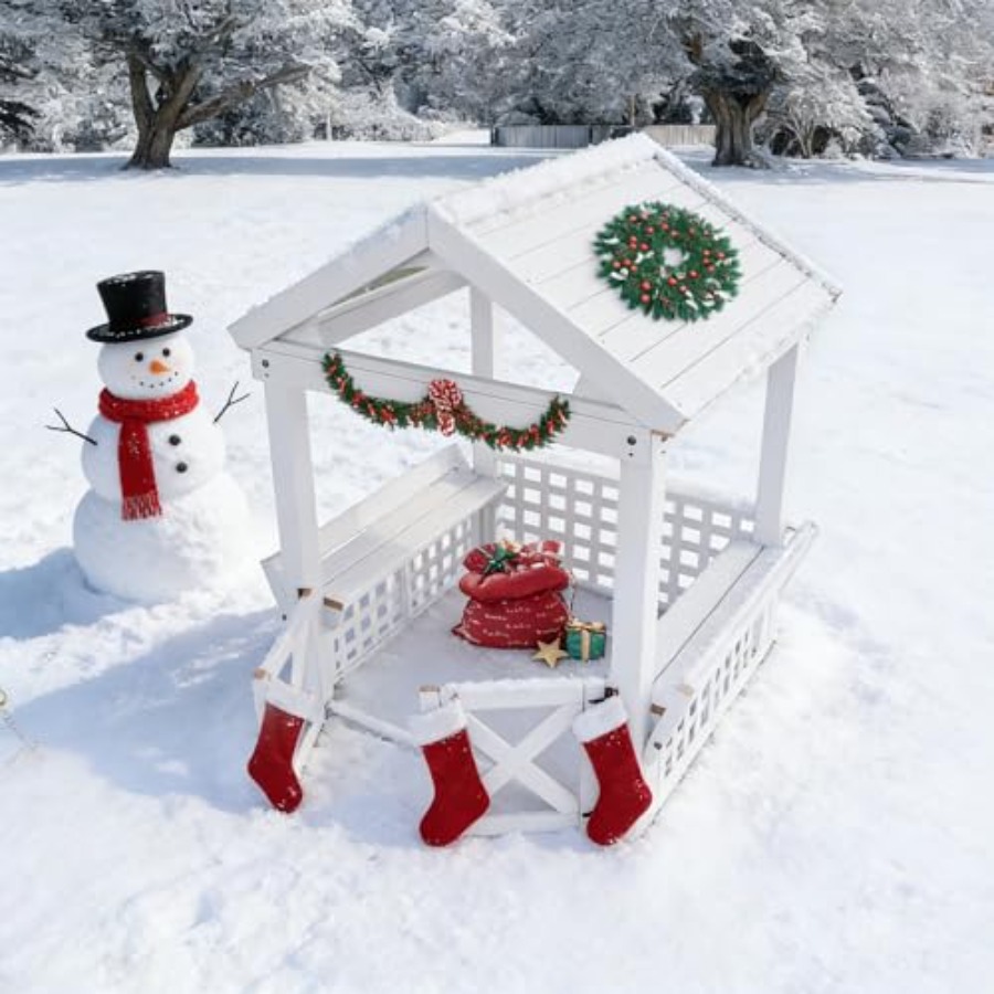 Outdoor-Holzspielhaus für Kind – Kids Outdoor Wooden Playhouse Bewertung und Preis